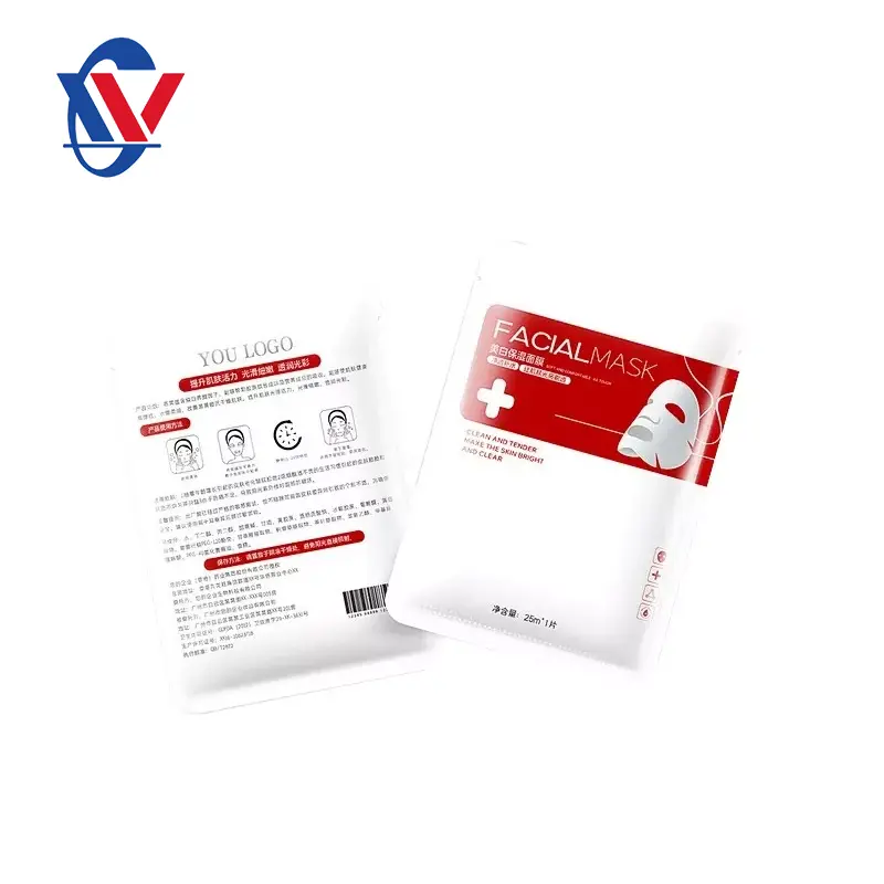 ¿Qué tipo de actualización tranquila se someten a las bolsas de embalaje cosméticas actuales de máscaras faciales?