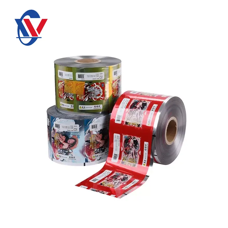 Película en rollo de embalaje chapada en aluminio