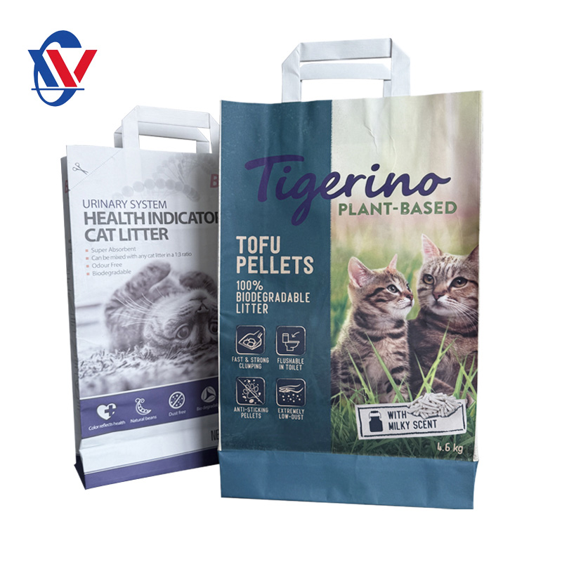 Bolsa de paquete de papel de Kraft de gato