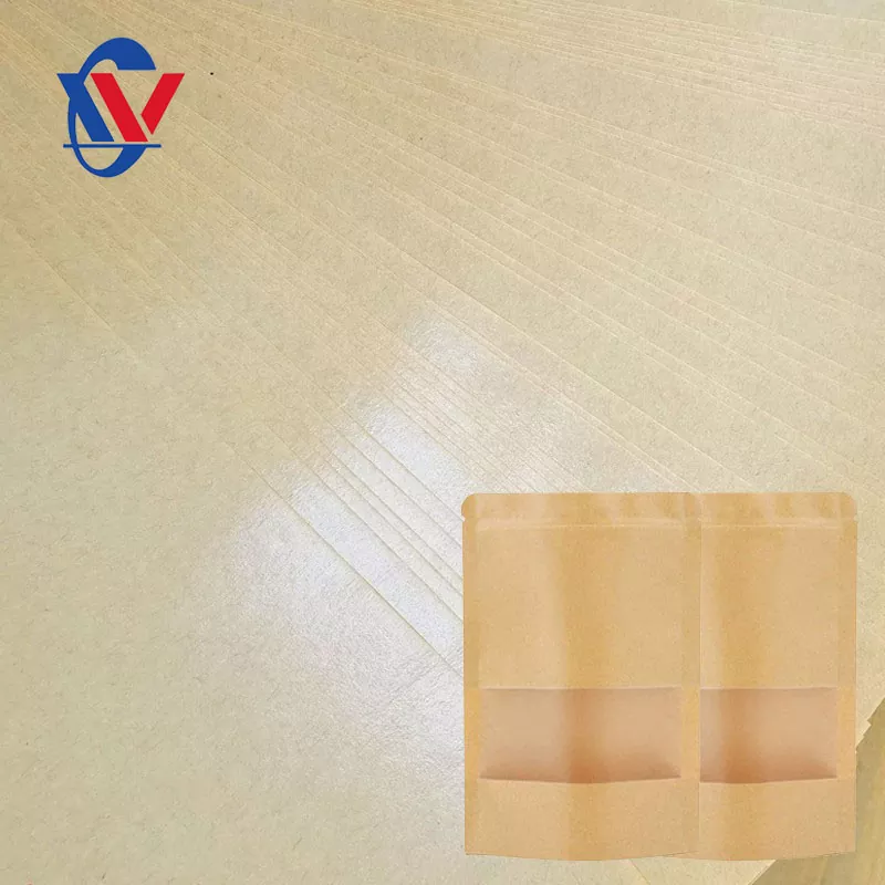 Papel kraft amarillo laminado